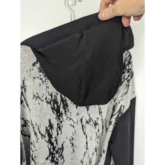 L-NK by Ogi Antunac Zip Front Hoodie Asymmetric Terry Cotton Jacket Small - Picture 5 of 11